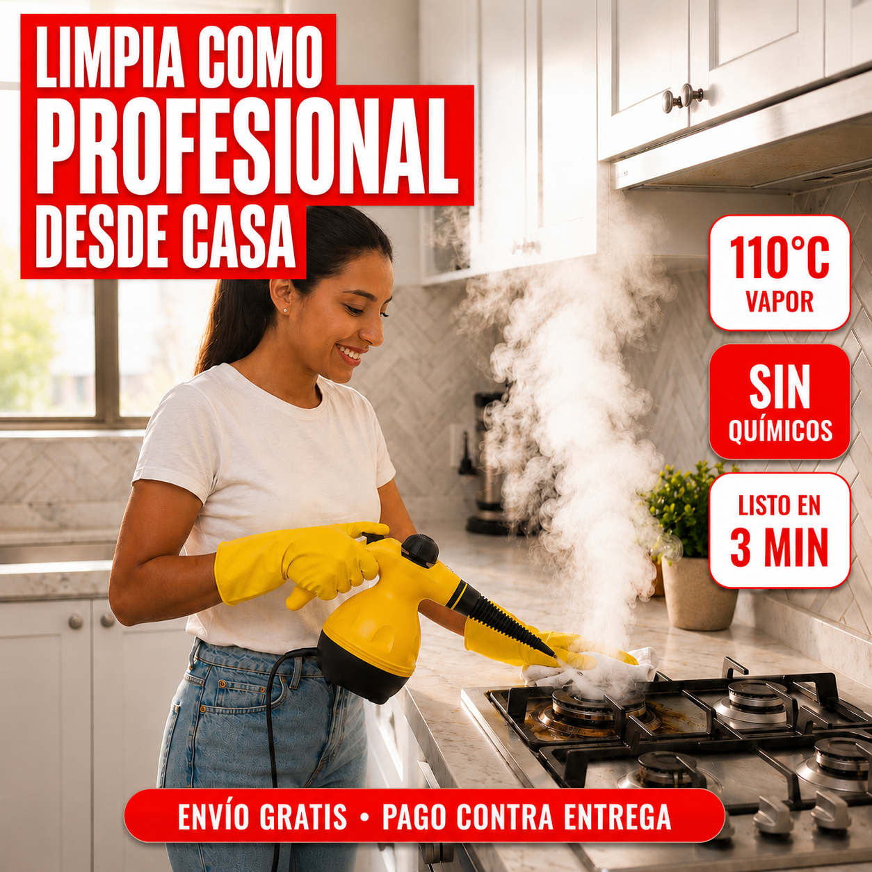 CleanPro™ - Elimina la suciedad incrustada en segundos